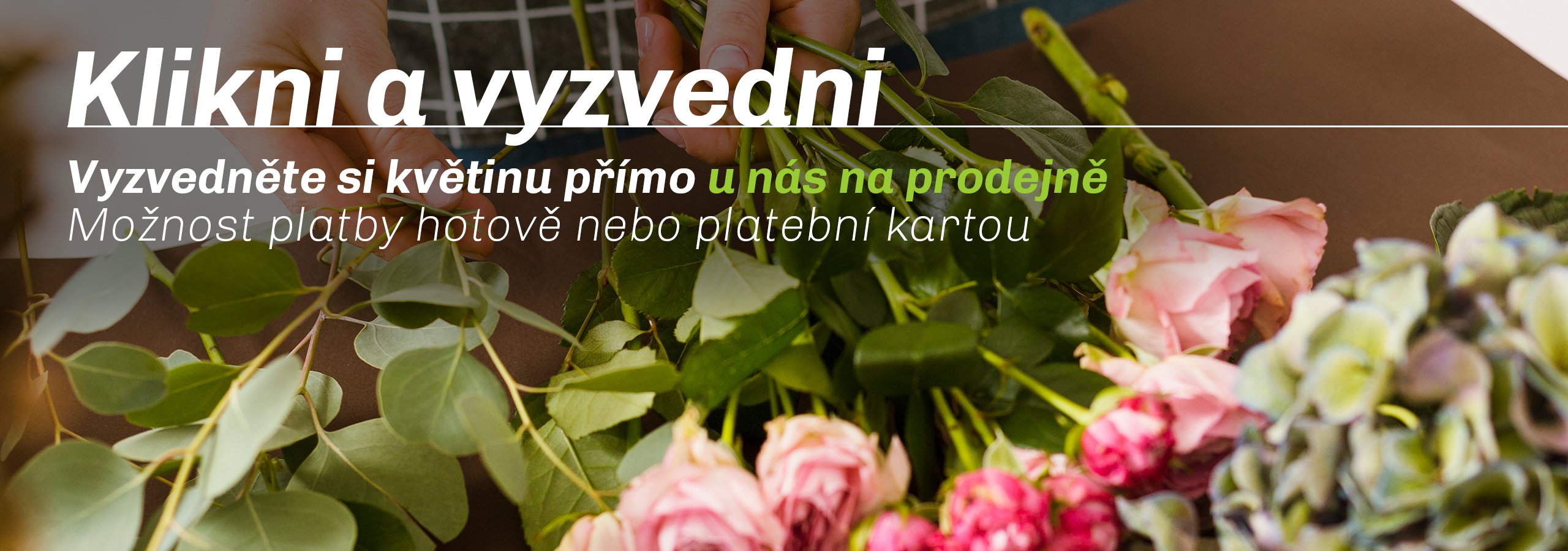 Květiny Anemos | Vyzvednutí na prodejně